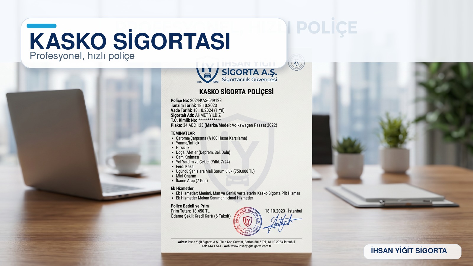 Kasko Sigortası banner görseli